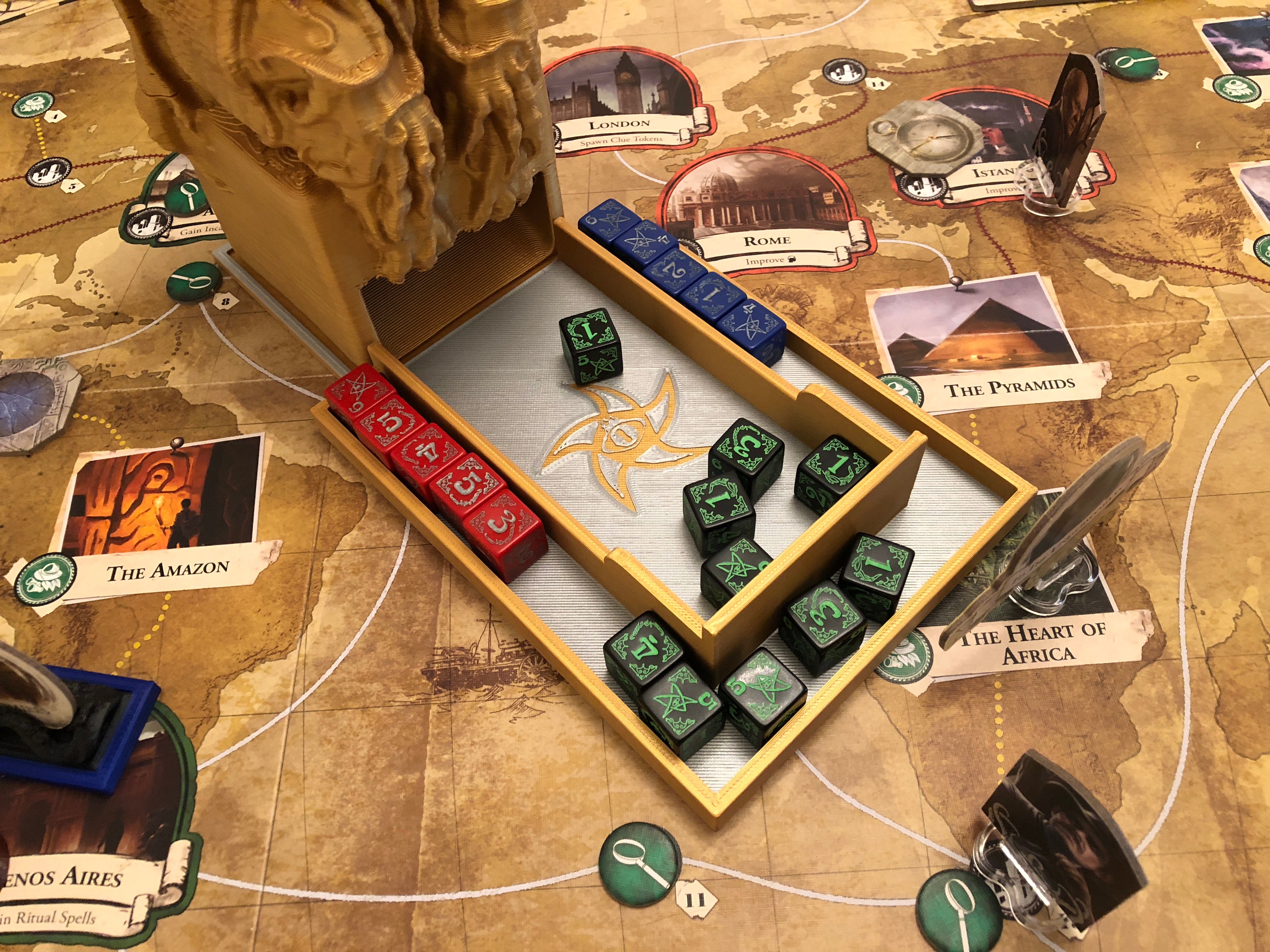 Cthulhu Idol Dice Tower Tray