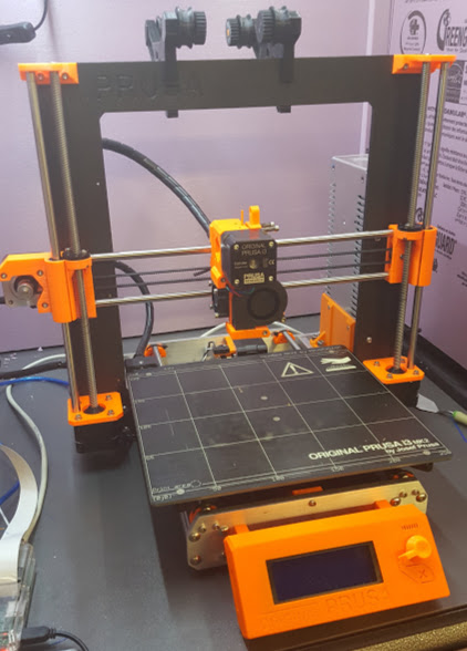 Prusa Mk2s to MK3 frame Y motor mount and power supply adapter