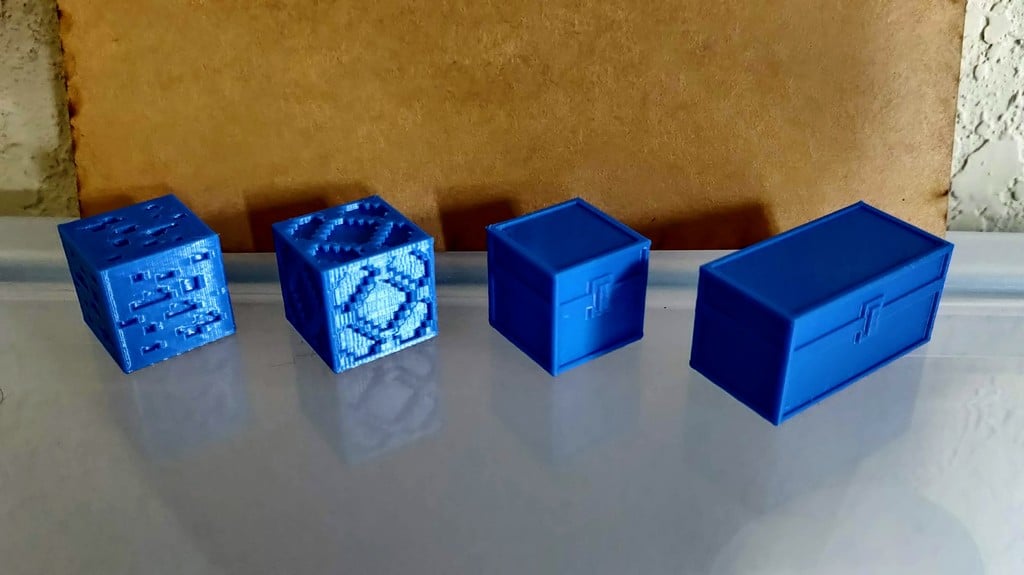 Minecraft Calibration Cubes