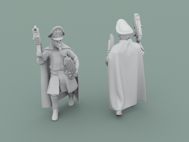 Legion Of Metal Commisar with Cape