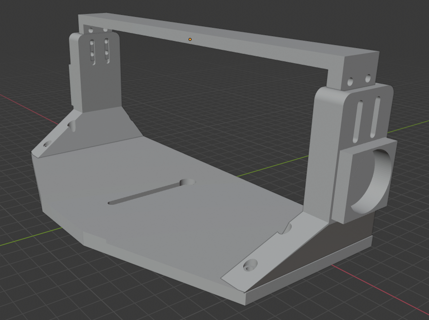 Camera Mount for OpenAstroTracker using Tripod Mount (SCAD)