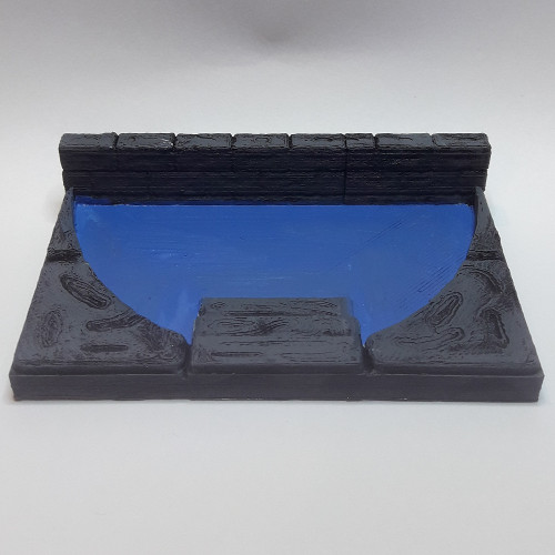 TT Dungeon Pool - Single Wall 3x2 concave + stair