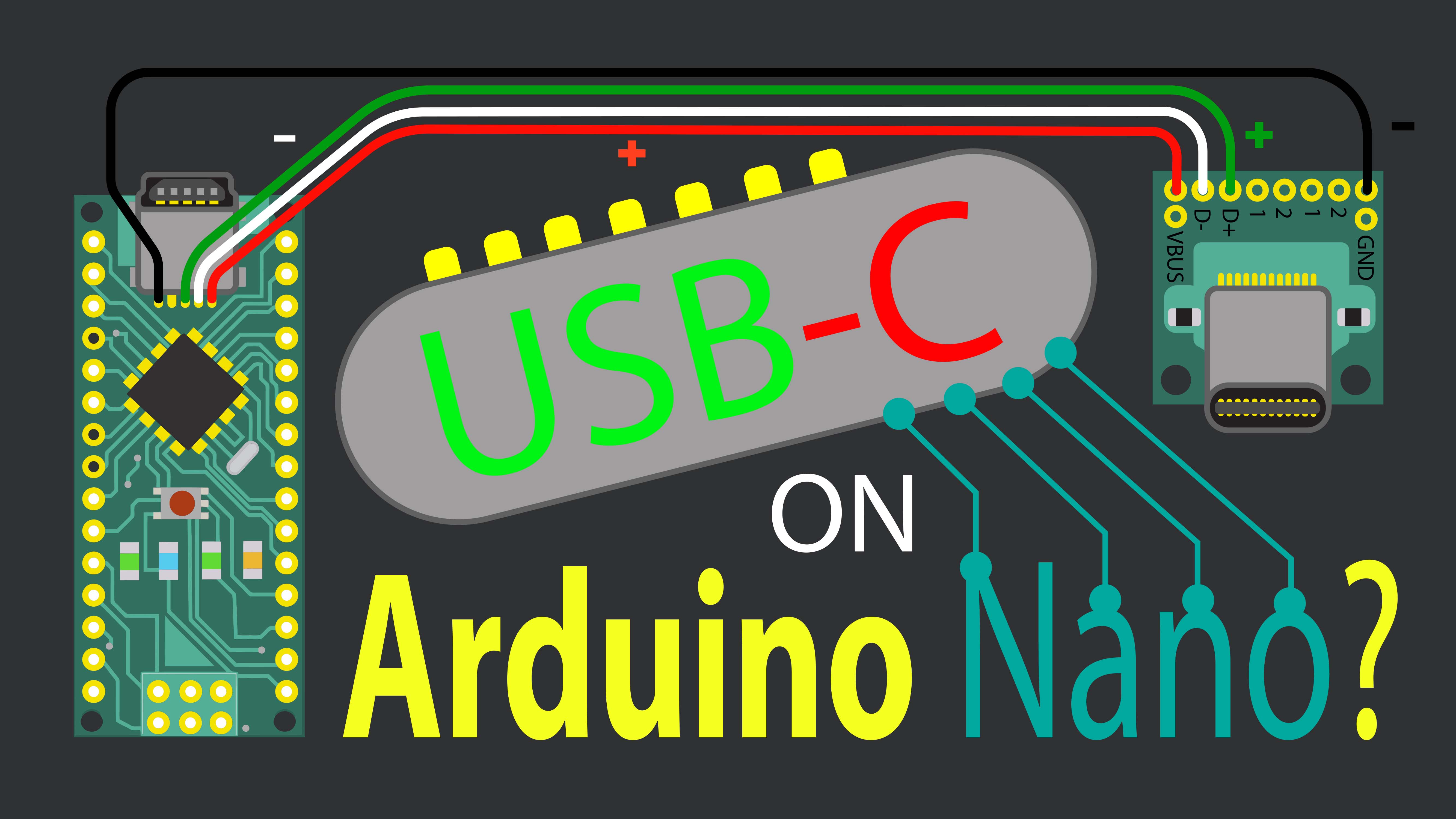 USB-C Breakout Adapter for Breadboard