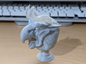 Male Griffin Bust 3D model