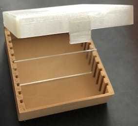 Microscope blade box