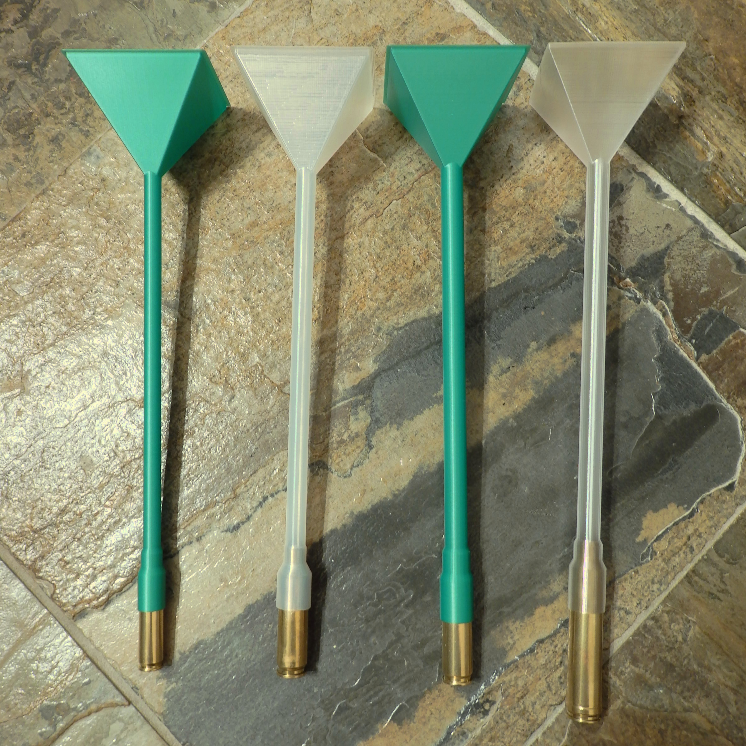Reloading Powder Drop Funnel Set (223, 260rem, 6.5 creedmoor, 308 Winchester, 300 Winmag)