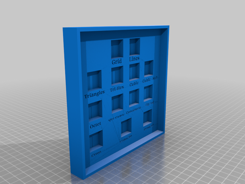 Infill Cubes and Base