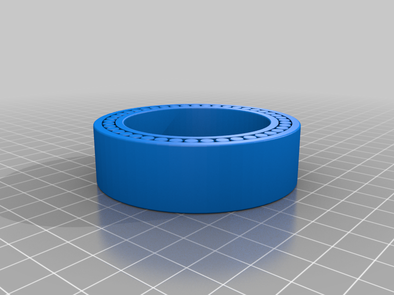 My Customized 3D Printable bearing 25 in 35 out 