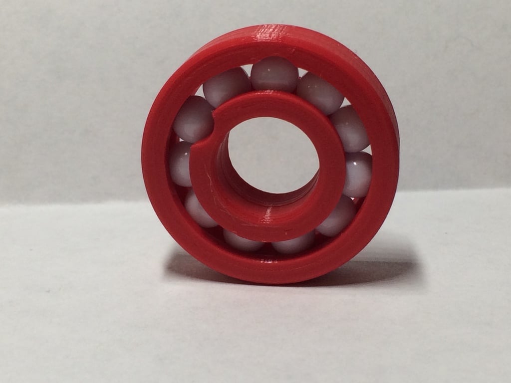 3D Printed Ball Bearing With AIrsoft BB's