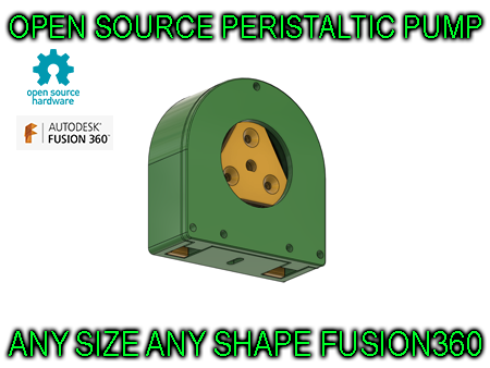 Peristaltic Pump Open Source Any Shape Any Size