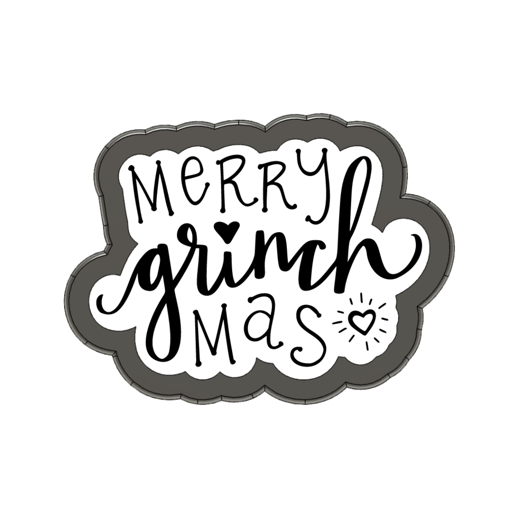 Merry Grinchmas Cookie Cutter (3 Sizes)