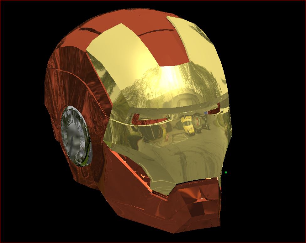 Iron Man Helmet with mechanical gears for lifting face mask
