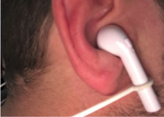 WIreless earphone holder