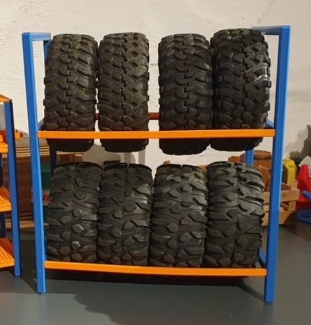 Reifenregal Crawler 1:10 RC Car  / tire rack 