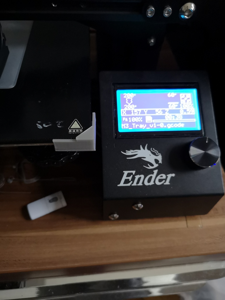 Glass bed holder for Ender 3 (Pro)