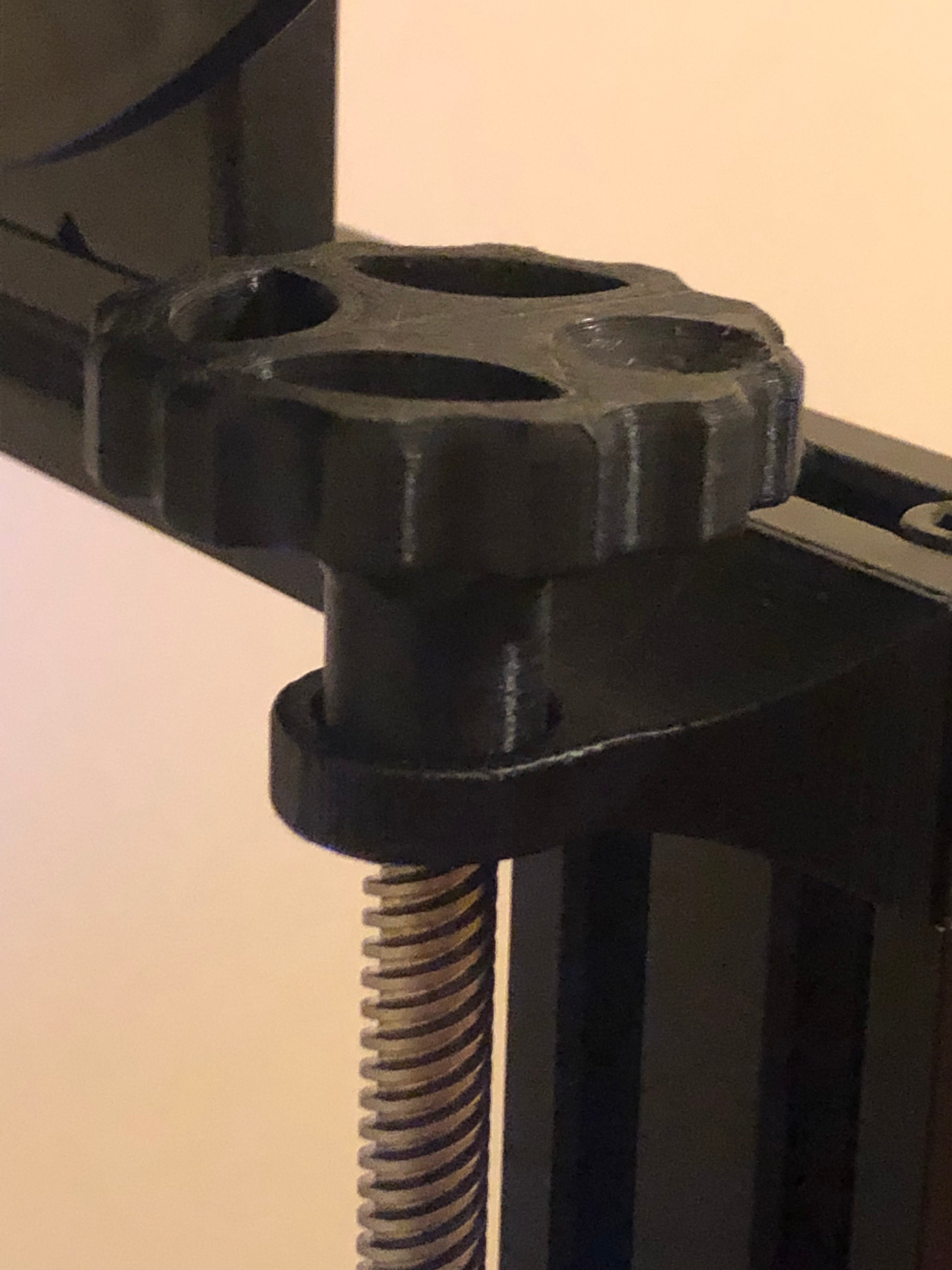 Ender 3 / 3 pro z lead screw speed knob