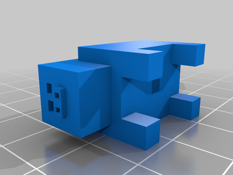 Minecraft pig (figure/chess piece)