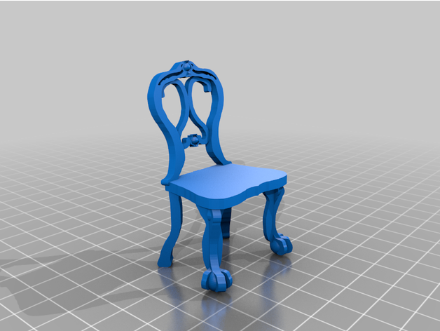 FICHIER pour imprimante 3D : salon - bibliothèque - salle a manger  - Page 4 Featured_preview_SC_Decorative_Chair