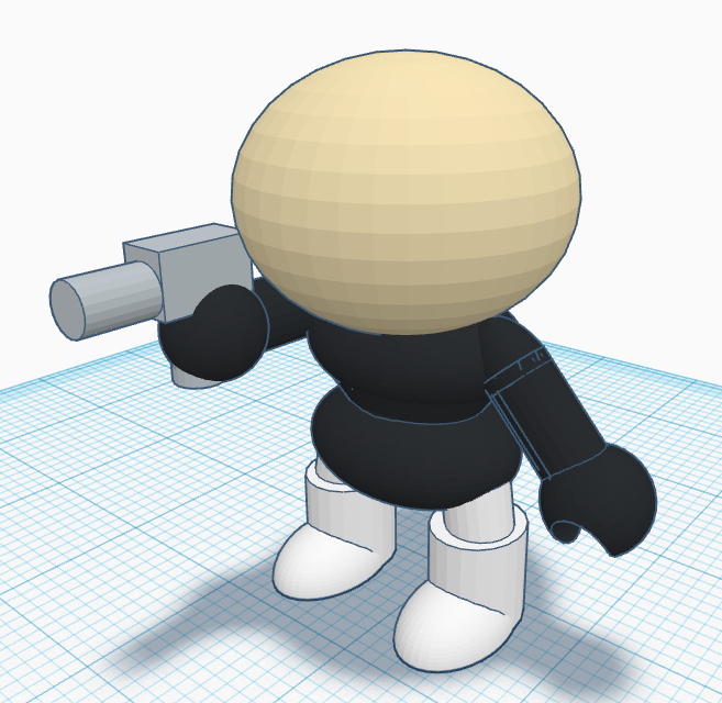 Cartoon Figure - Gunner - Complete