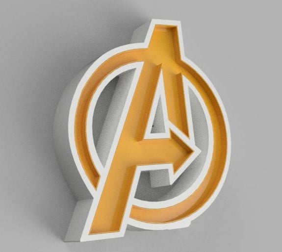Avengers Logo Marquee Led