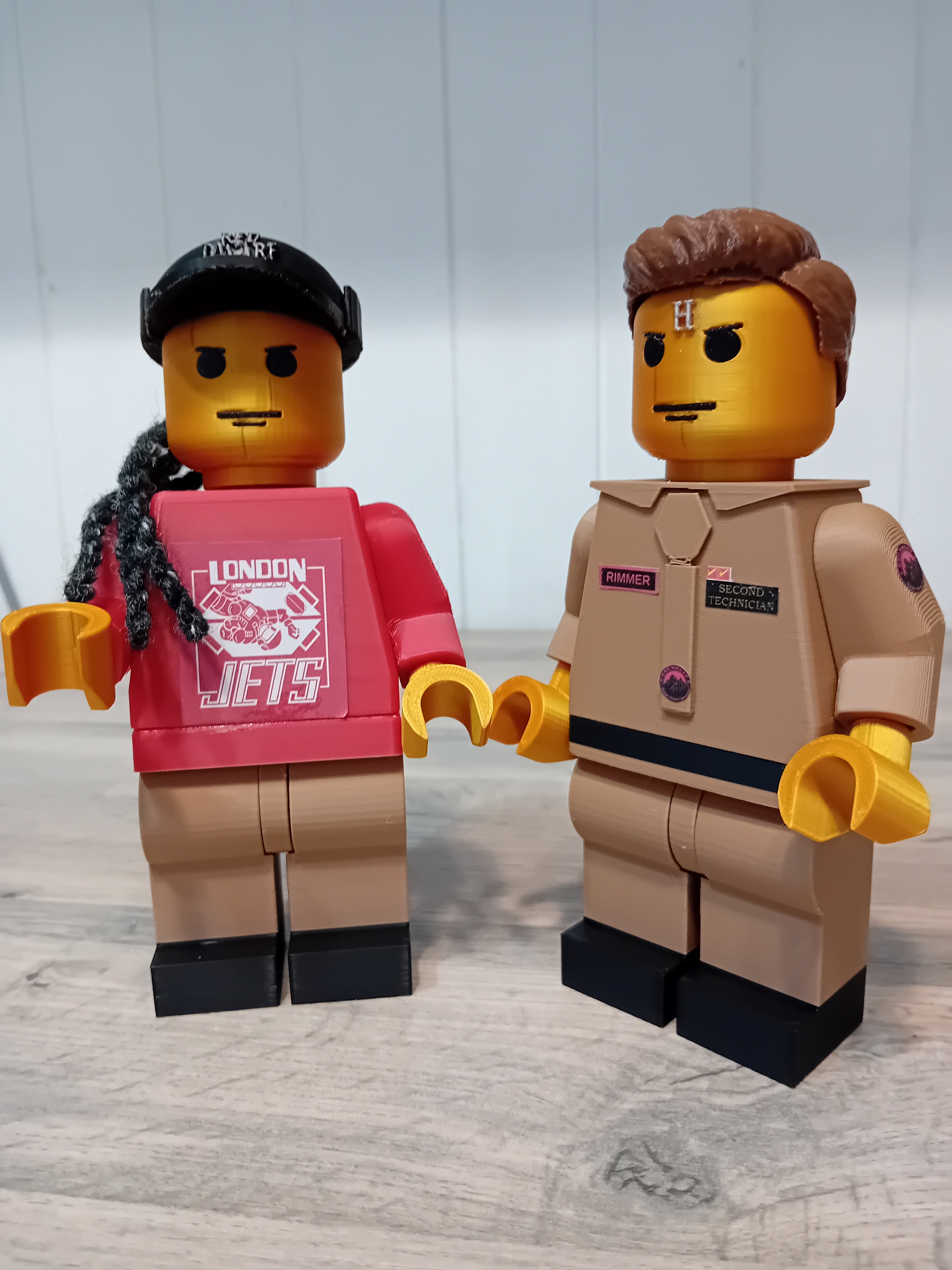 Giant Lego Red Dwarf Figures