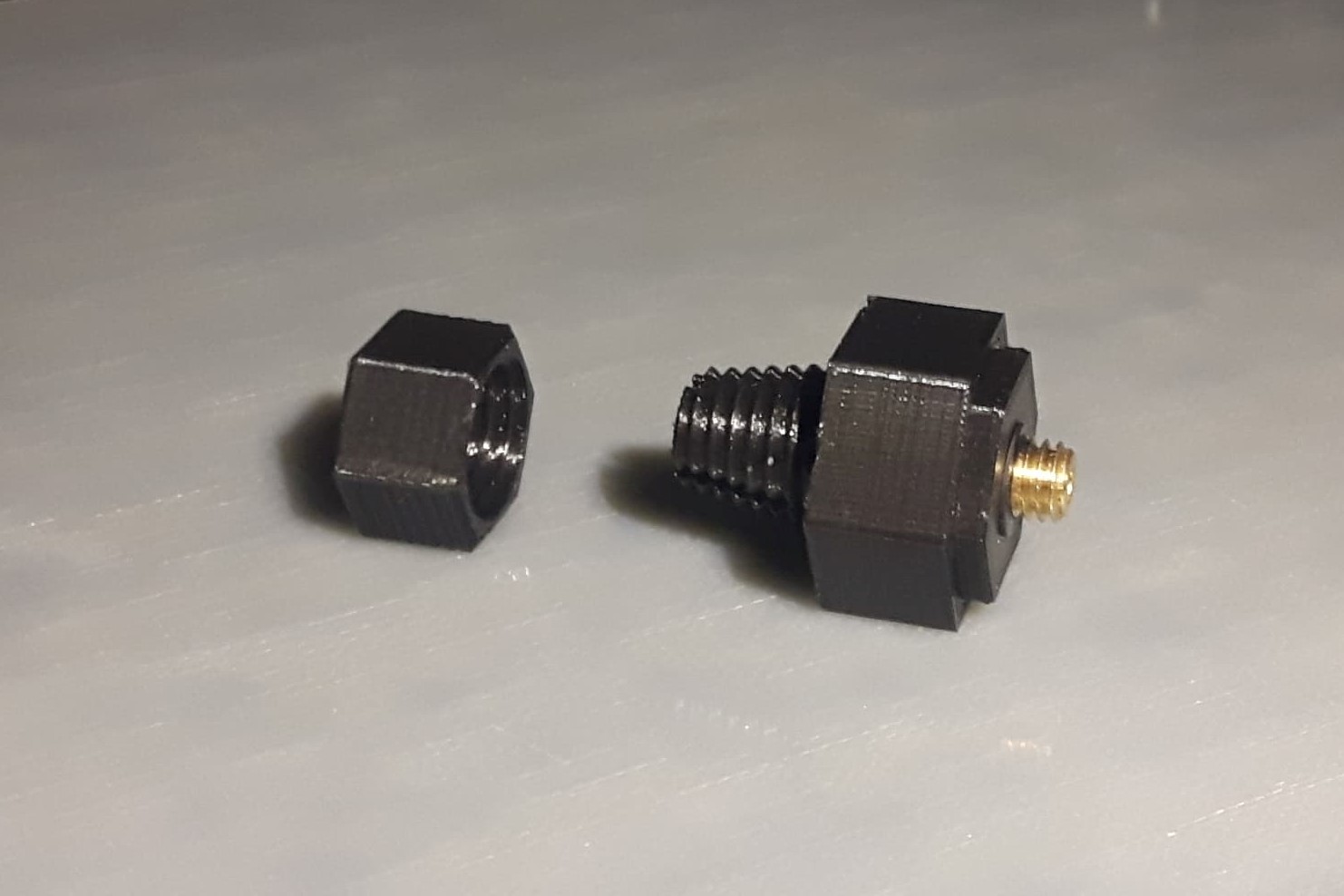 Tapered thread bowden coupling PC4-M6 (with original coupling insert)