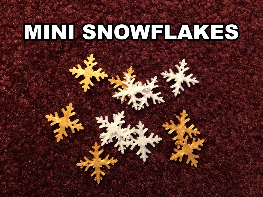 Mini Snowflake Christmas Ornament