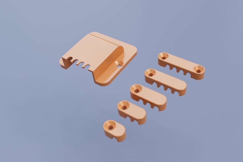 Ethernet Cable Clips and Wall Cover