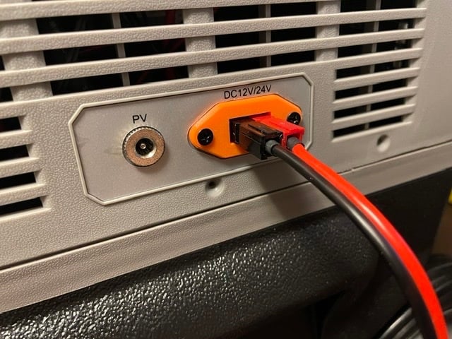 Powerpole mount for electric cooler