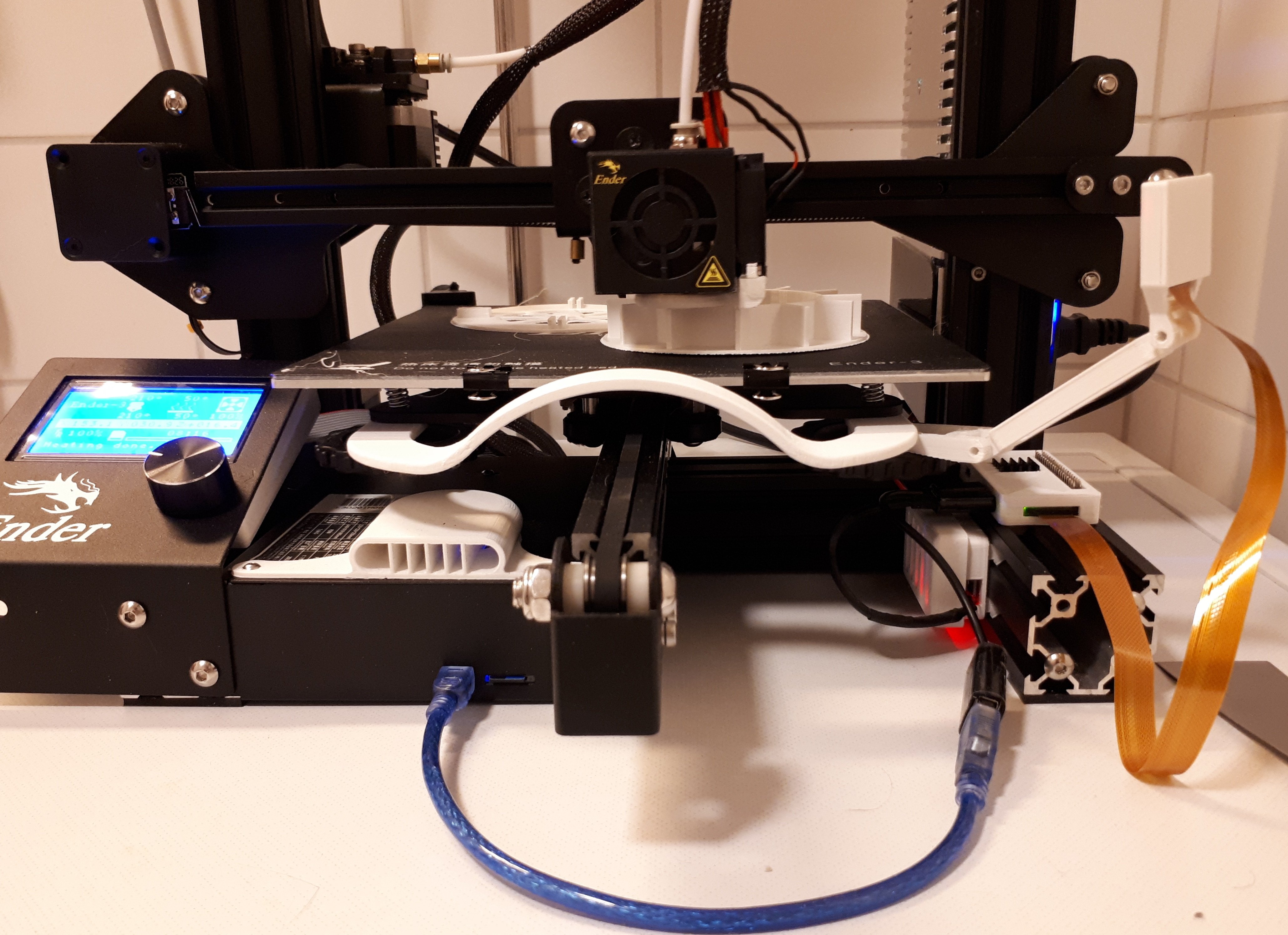 Ender-3 Raspberry Pi Zero W Mount