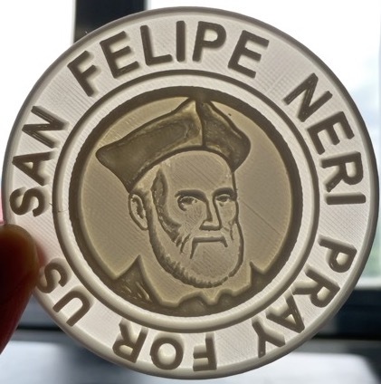 70mm San Felipe Neri Medal