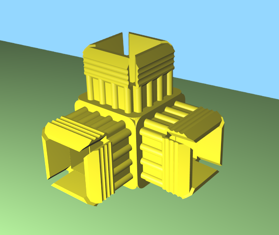 Custom sized joiners for square tubing