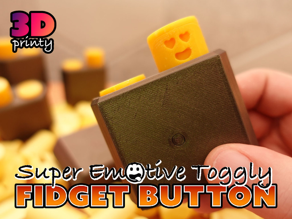 Super EMOTIVE Toggly Fidget Button