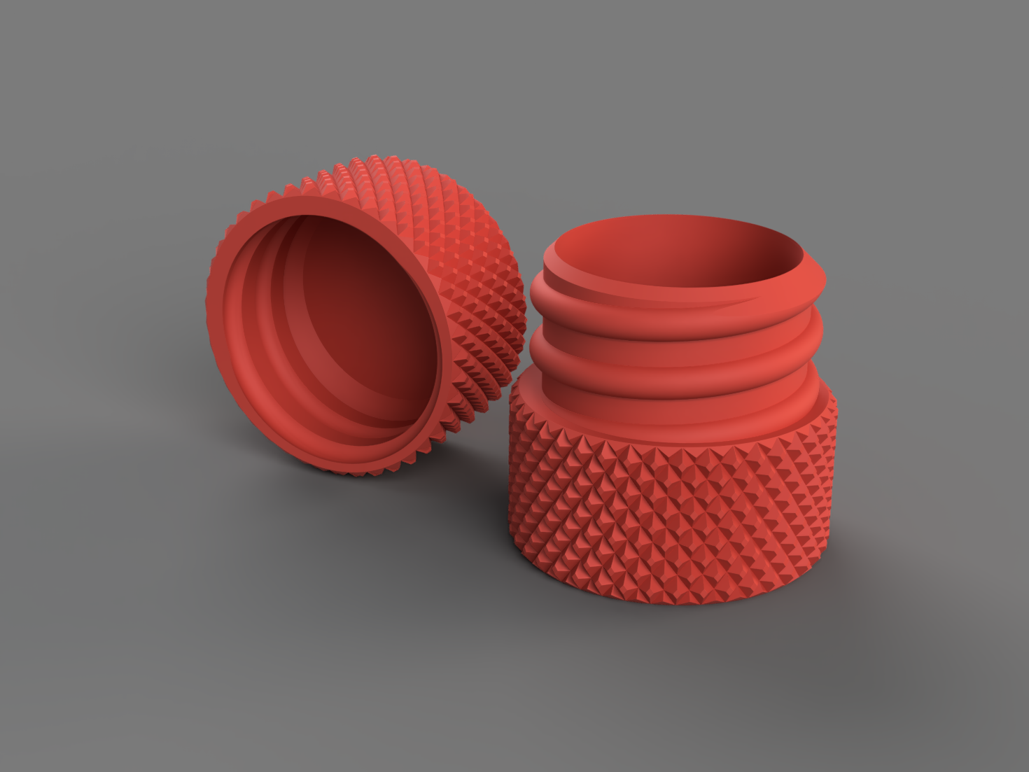 Threaded Container