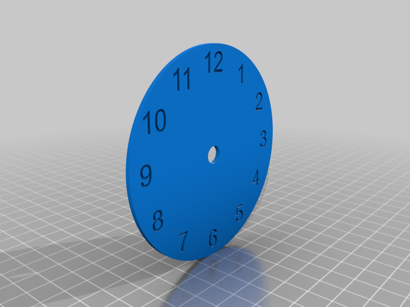 3D Printed Clock