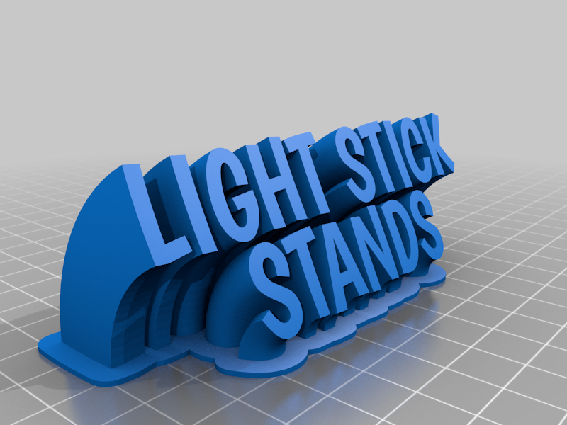 Light Stick Stand Sweep Sign
