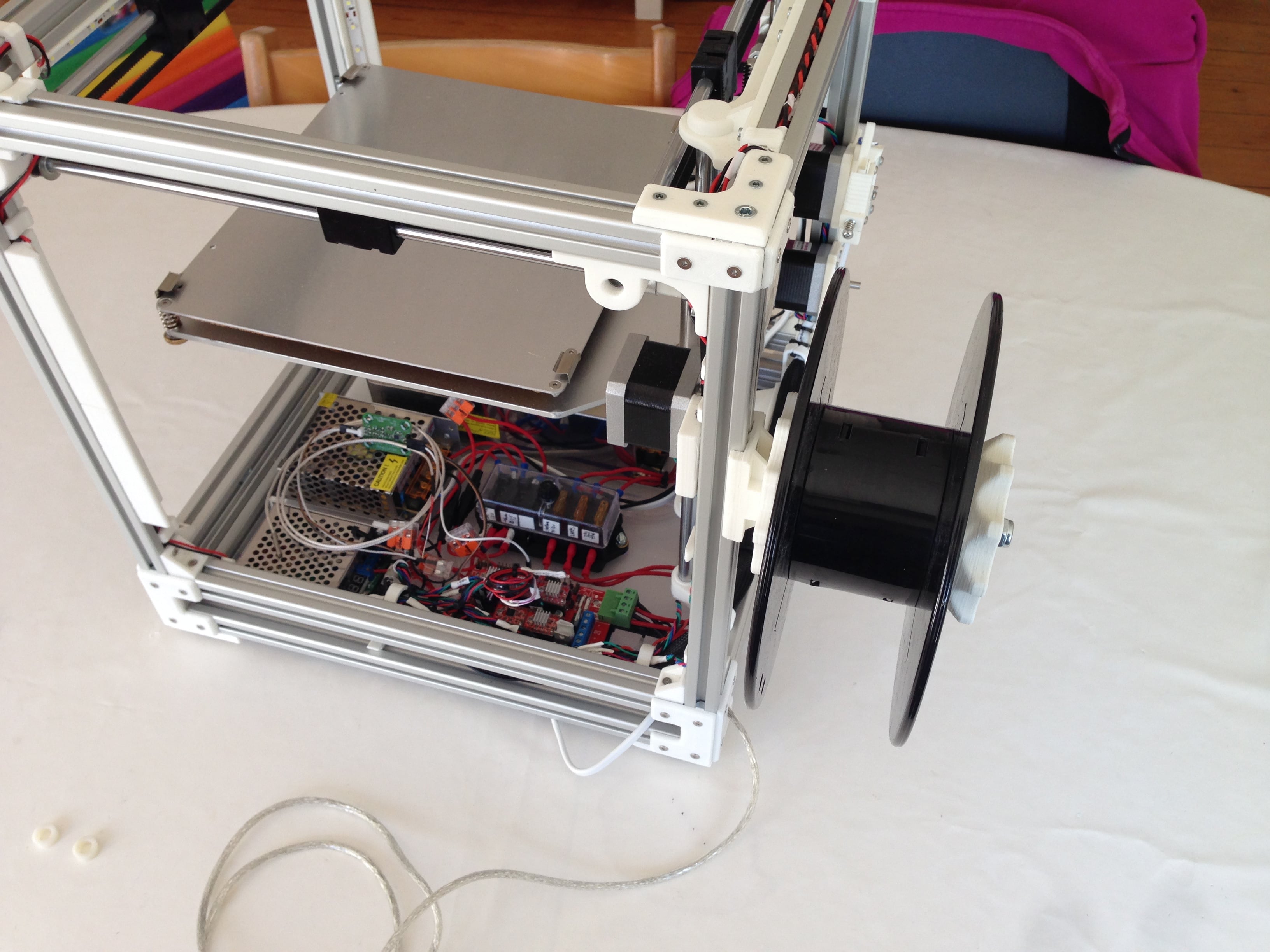 Spoolholder with mount for 2020 Extrusion I-Type 5