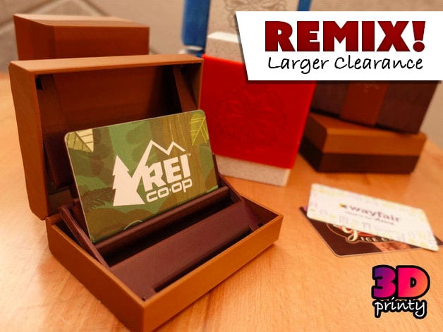 Pop-up Gift Card Box - Larger Clearance
