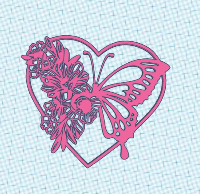 Garden Butterfly: Heart