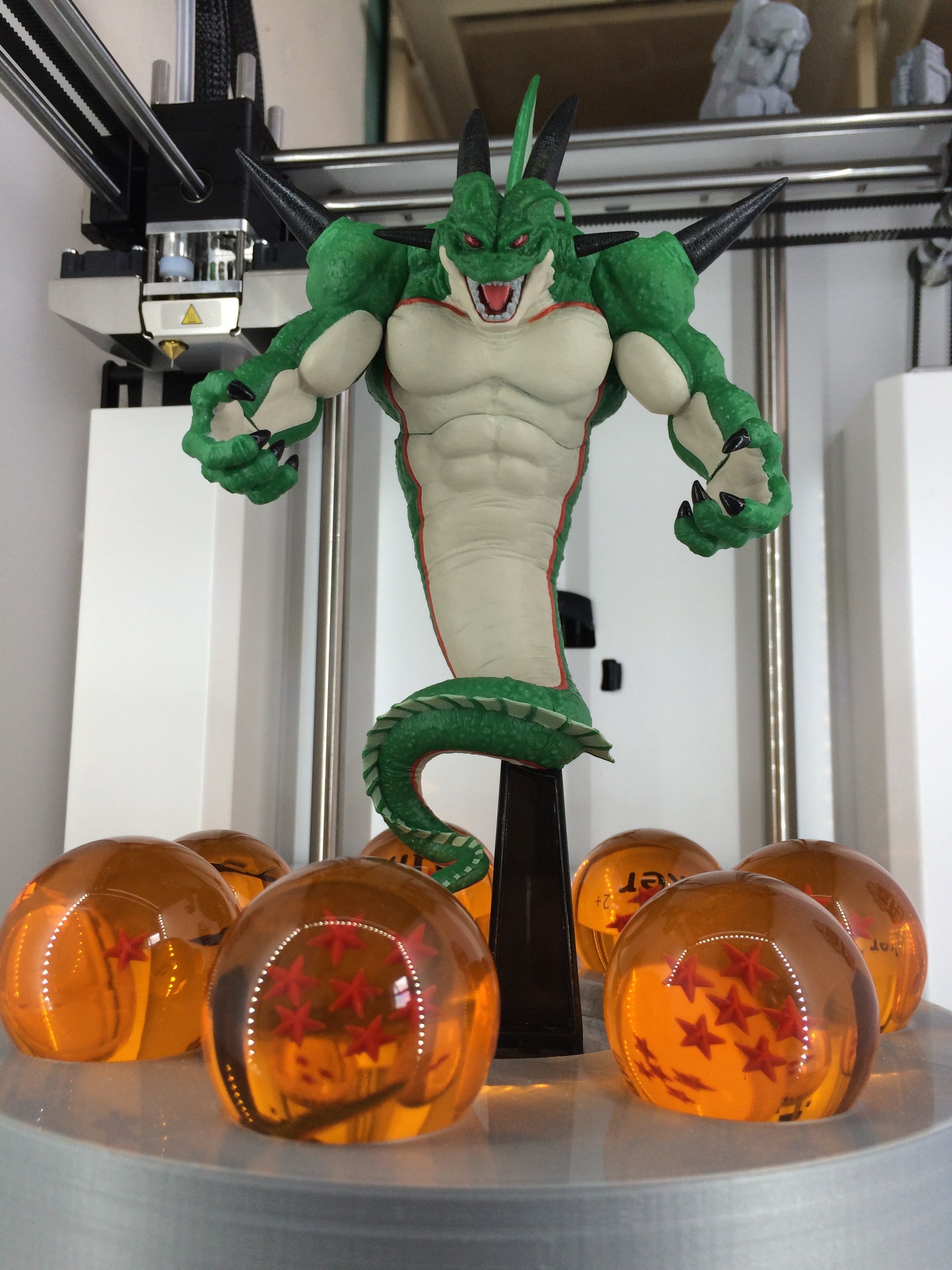 Dragon ball display stand with figure placements