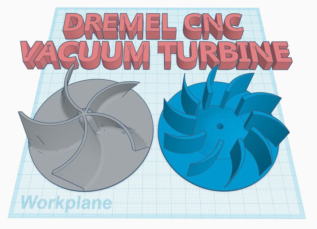 Turbine update for Dremel CNC Vacuum