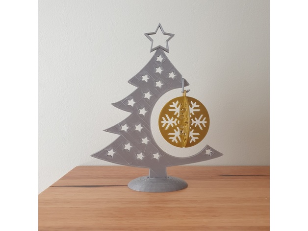 Christmas Bauble Display Tree
