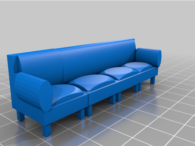 FICHIER pour imprimante 3D : salon - bibliothèque - salle a manger  - Page 5 Featured_preview_Avery_LOL_Couch