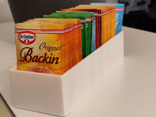 Customizable Box For Baking Powder Soda Etc. Anpassbare Backpulver Box
