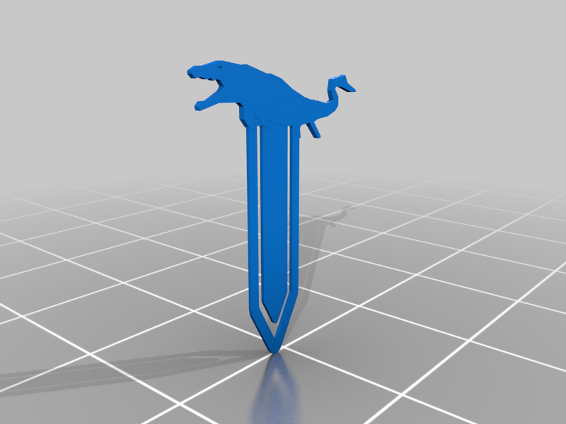 Mososaurus Bookmark