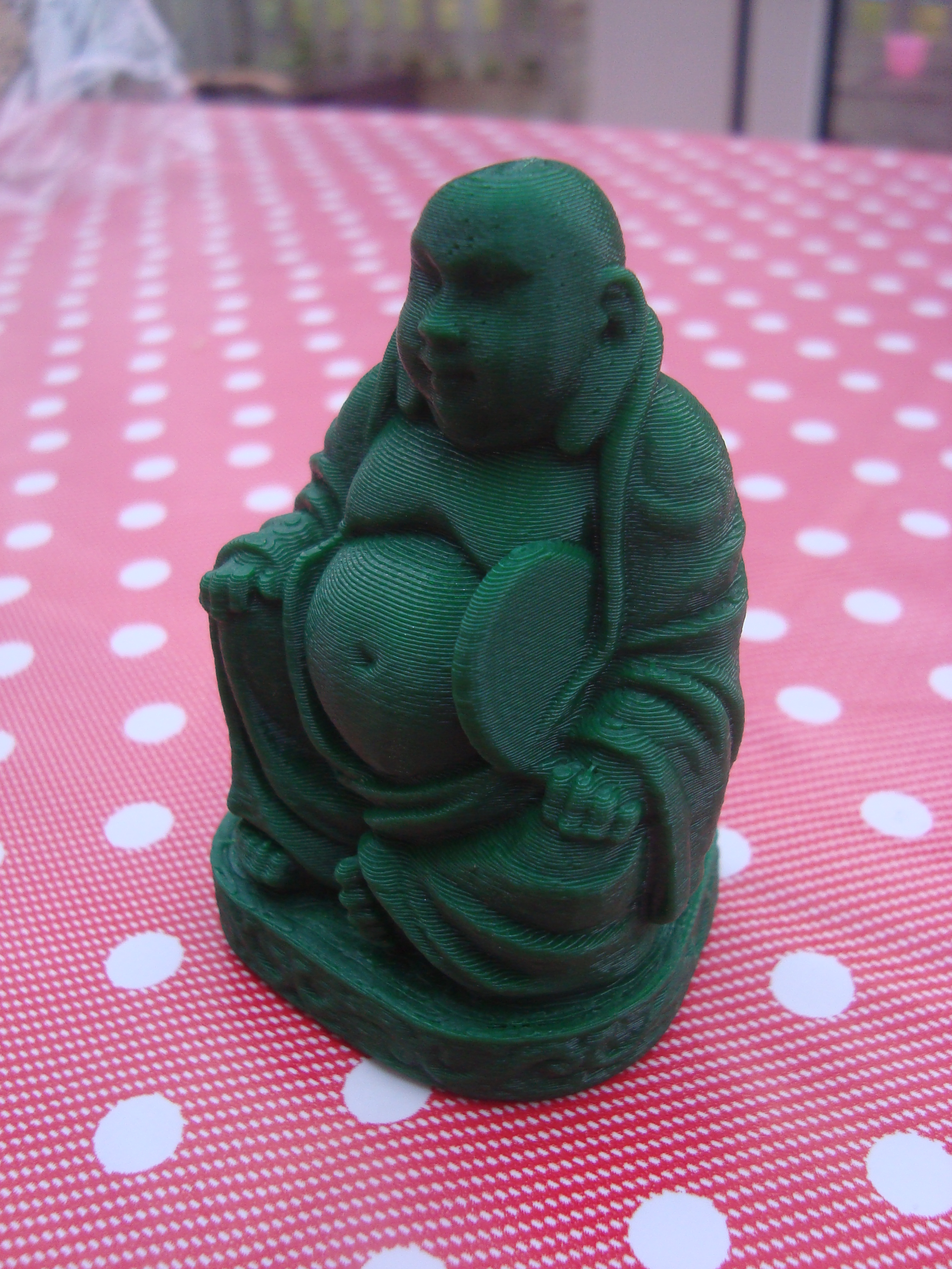 Buddha with flying disc