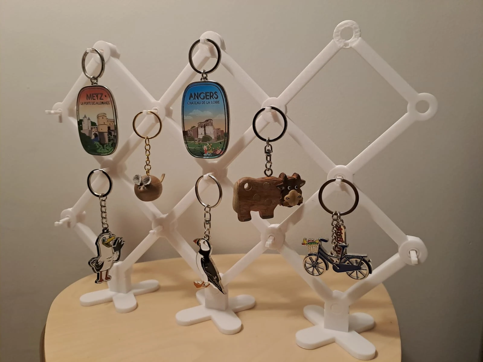 Modular display with hooks