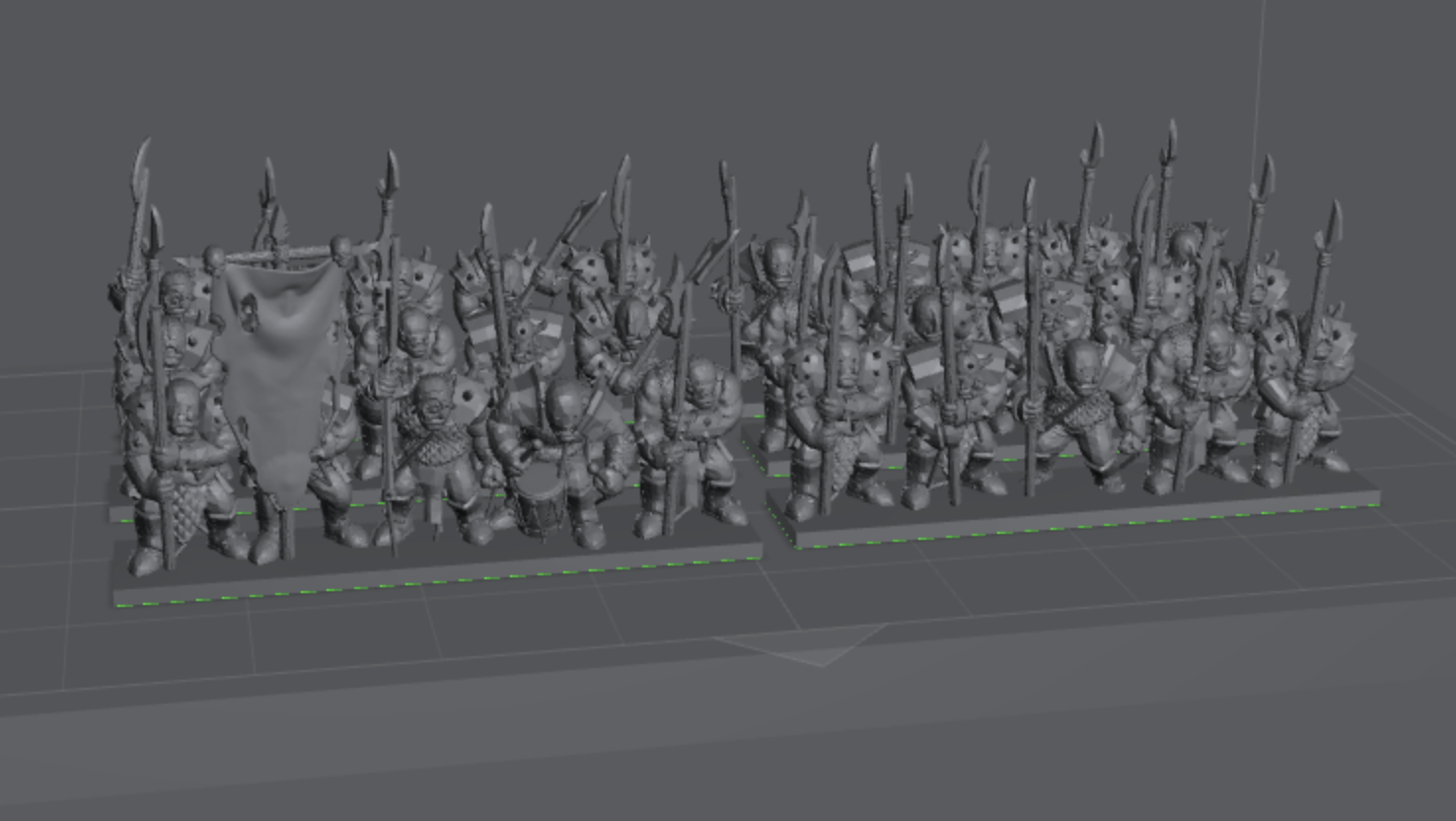 Warmaster Orc Spearmen