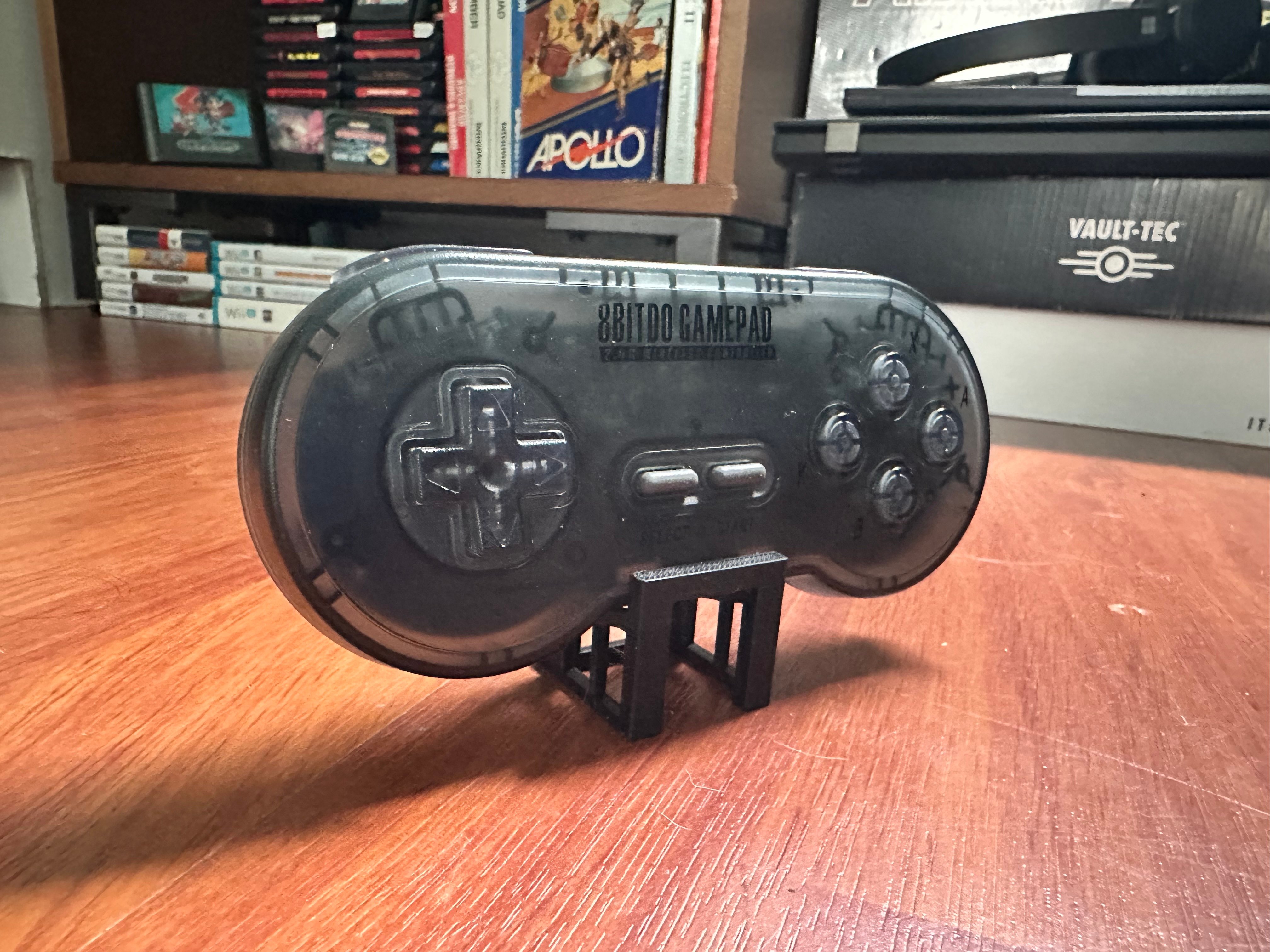 Universal video game controller & NEOGEO Pocket display stand - SNES/NES/Genesis (6 button)/SMS/8bitdo/3DO/SNES Classic/NES Classic/NEOGEO Pocket & Color Model 1 & Model 2