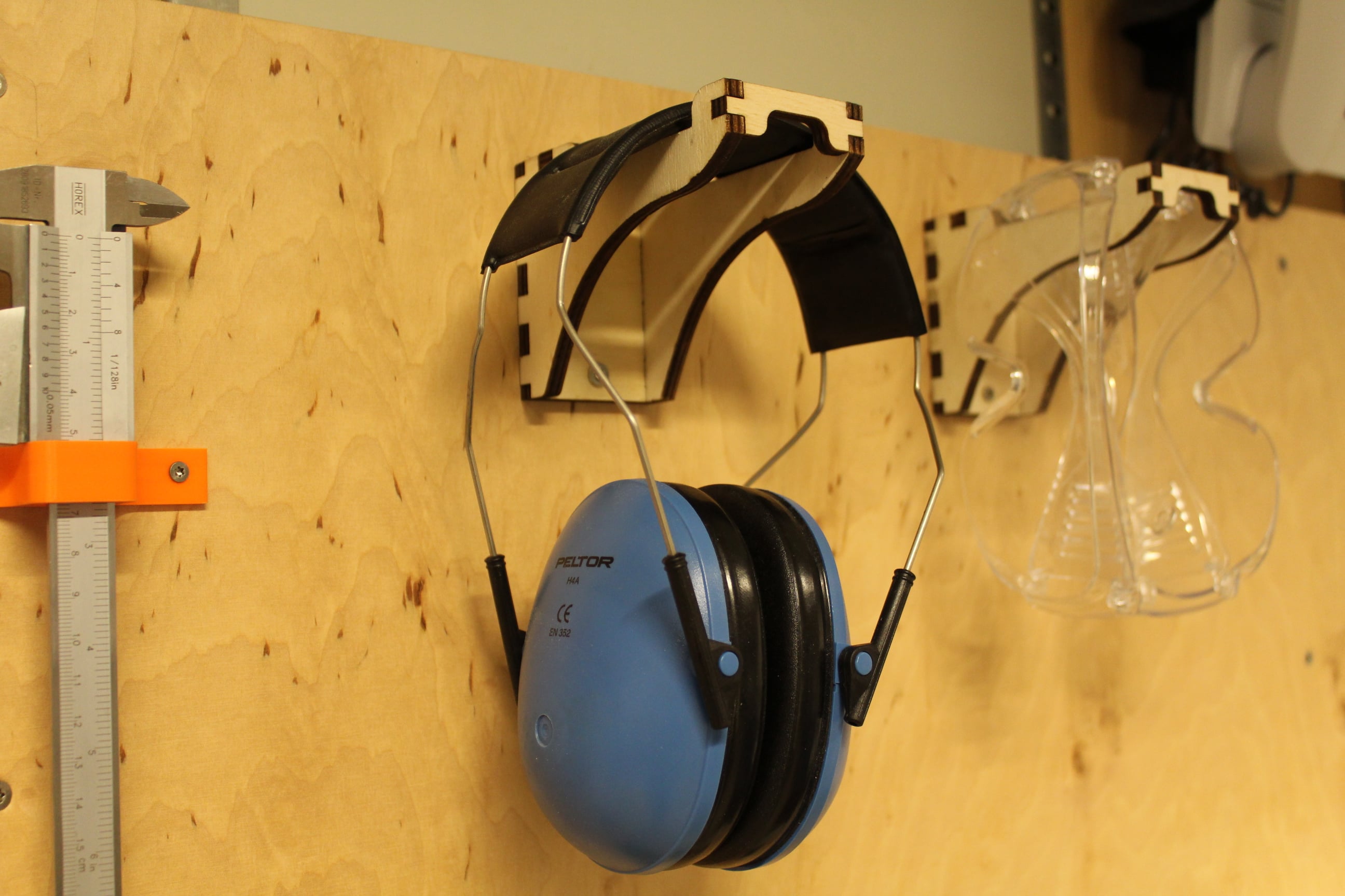 hearing protection wall mount